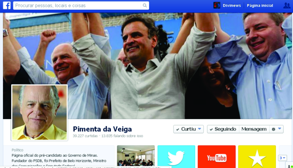 GUERA É GERRA: liminar determina retirada de propaganda de Pimenta da Veiga do Facebook liminar pt